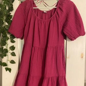 Old navy puff sleeve dress
